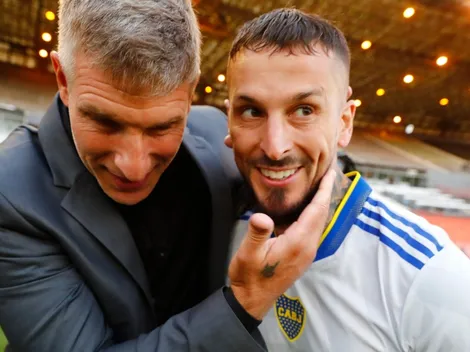 Se escuchó: la frase de Benedetto a Palermo en el medio del saludo previo al partido