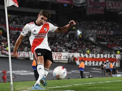 Una leyenda internacional fue al Monumental a ver a Julián y se llevó un regalo de Gallardo