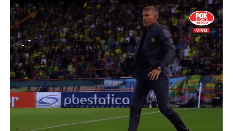 Quería entrar él: la reacción de Palermo en la última jugada del partido