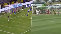 Boca y un gol idéntico en Primera y Reserva.