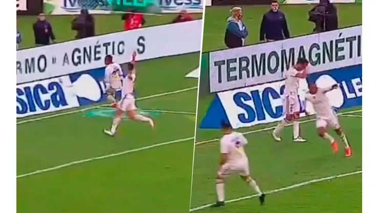 VIDEO | Insólito: un jugador de Boca quiso saludar a Villa, fue ignorado y se indignó