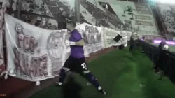 Andujar revoleó piñas a la popular de Huracán.