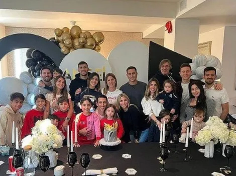 En la previa del PSG - Real Madrid por Champions, Di María recibió un mimo en su cumpleaños