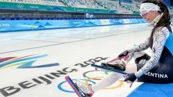 María Victoria Rodríguez López, la primera latina que compite en patinaje en velocidad olímpico