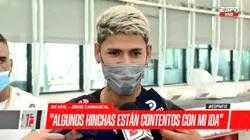 Antes de viajar a Rusia, Carrascal analizó su paso por River: "Me faltó un poquito"