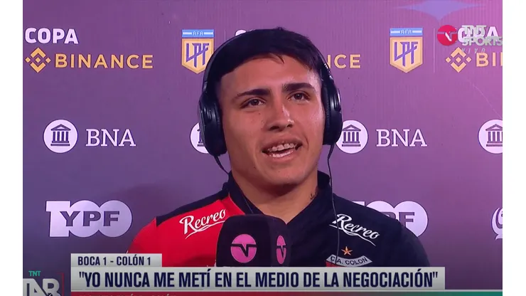 Farías habló sobre los insultos que recibió en La Bombonera