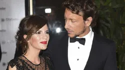 Gimena Accardi, actriz argentina de 36 años, junto a su pareja Nicolás Vázquez (Getty images).