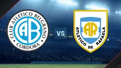Belgrano vs. Rafaela por la Primera Nacional.