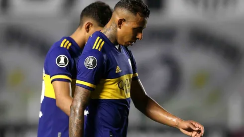 Los hinchas de Boca silbaron a Sebastián Villa.