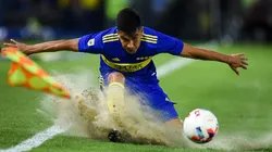 El flojo estado del campo de juego en Boca.