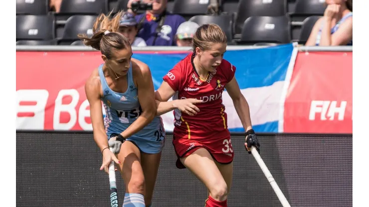 Celina di Santo y Alexia 'T Serstevens, integrantes de Argentina y Bélgica respectivamente (Foto: Getty Images).