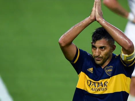 Con guiño a Boca: la camiseta que usará Wanchope Ábila en Colón