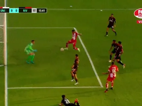 VIDEO | Álvez se perdió un gol increíble y River sigue en cero ante Unión