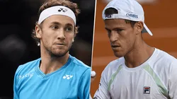 Casper Ruud vs. Diego Schwartzman por el Argentina Open (Fotos: Getty).