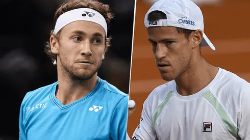 Casper Ruud vs. Diego Schwartzman por el Argentina Open (Fotos: Getty).