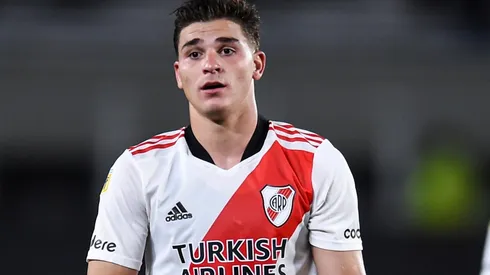 Julián Álvarez, emblema en el ataque de River hasta su marcha al Manchester City en julio (Foto: Getty Images).