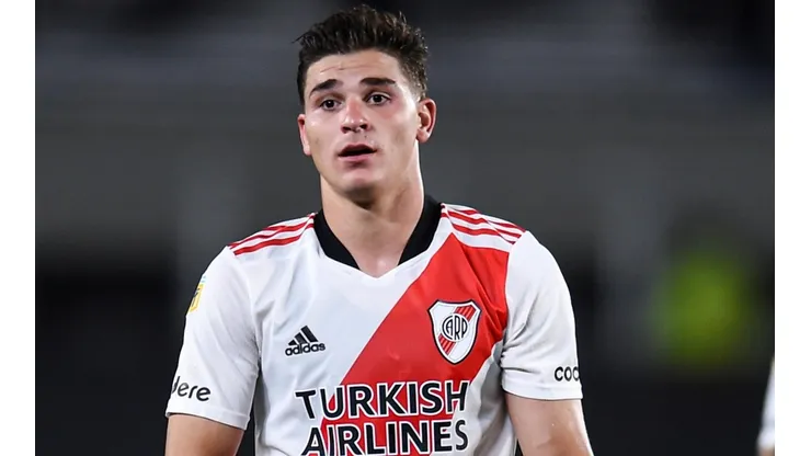 Julián Álvarez, emblema en el ataque de River hasta su marcha al Manchester City en julio (Foto: Getty Images).
