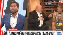 Richarlison tiró una palabra bien argentina e hizo reír a todo ESPN F90