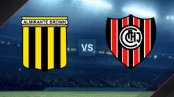 Almirante Brown vs. Chacarita por la Primera Nacional.