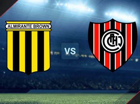 EN VIVO: Almirante Brown vs. Chacarita por la Primera Nacional
