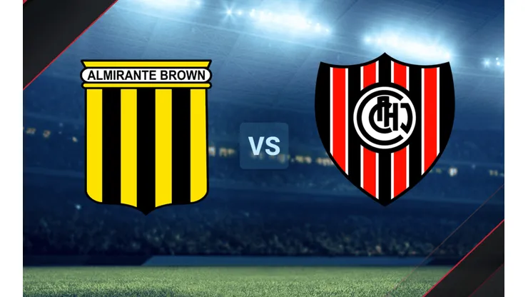Almirante Brown vs. Chacarita por la Primera Nacional.