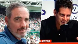 Como Diego a Pasman: Del Potro 'atendio' a Miche en su última conferencia de prensa