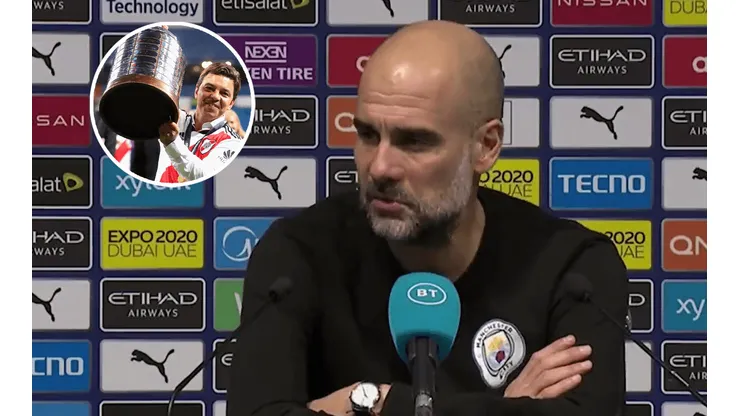 Guardiola y un elogio para River.