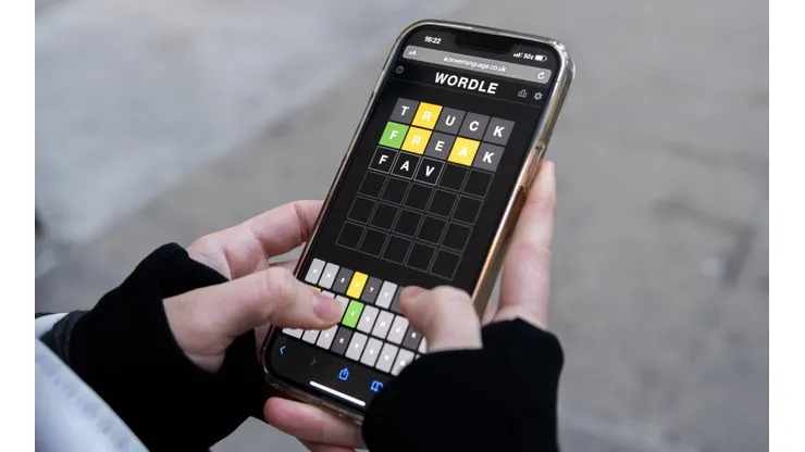 Wordle, el juego de moda (Getty images).