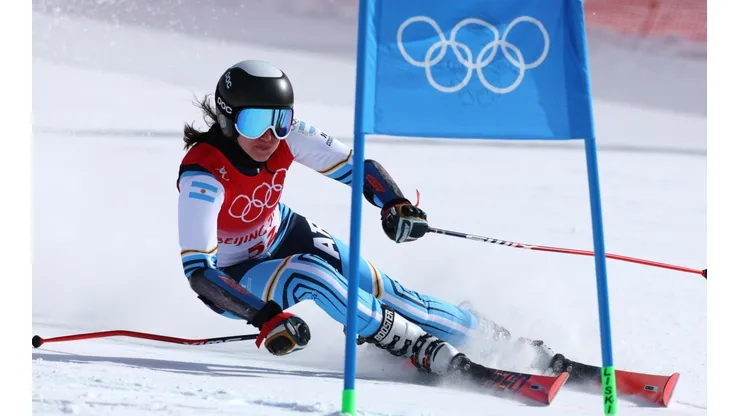 Francesca Baruzzi compite en esquí alpino en los Juegos Olímpicos de Invierno 2022