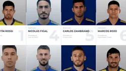 Boca borró a 2 jugadores de su página oficial.