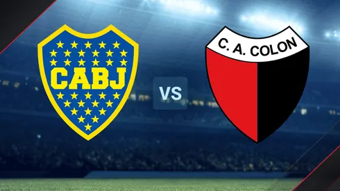 Boca Juniors vs. Colón de Santa Fé por la Copa de la Liga Profesional.