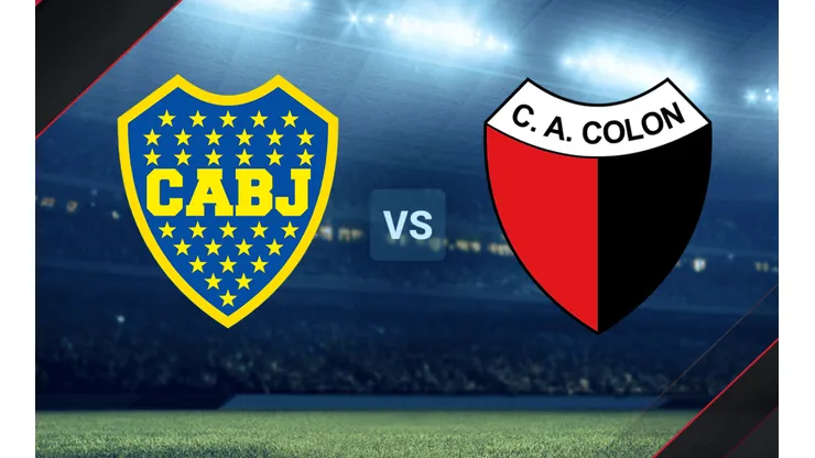 Boca Juniors vs. Colón de Santa Fé por la Copa de la Liga Profesional.