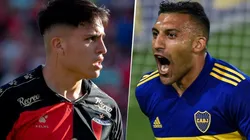 Caído el pase de Farías a Boca, ¿qué pasa con Wanchope Ábila? (Instagram y Getty Images)