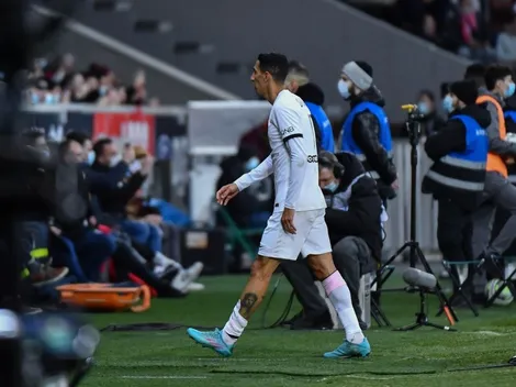 Alerta Selección: Di María salió antes del entretiempo en PSG - Lille