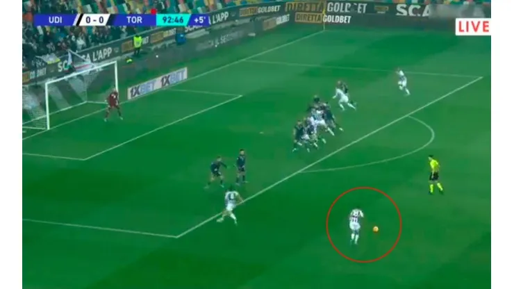 VIDEO | ¿Variante para Messi? El golazo de Molina de tiro libre en Udinese