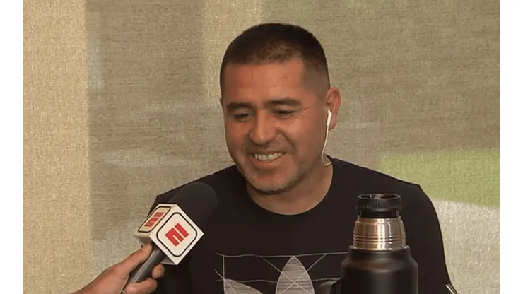 La referencia de Riquelme a River que volvió locos a los hinchas de Boca. (ESPN)