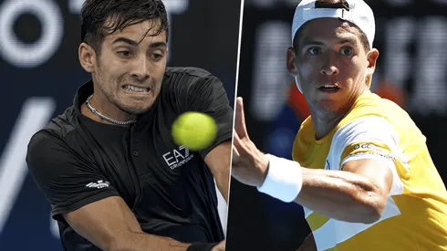 Christian Garín vs. Sebastián Báez por el ATP de Córdoba (Foto: Getty Images).