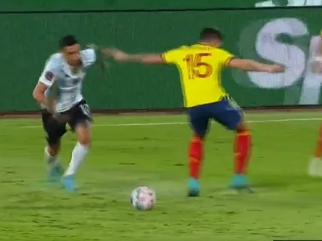 VIDEO | Di María dejó en ridículo a dos colombianos con un lujo espectacular