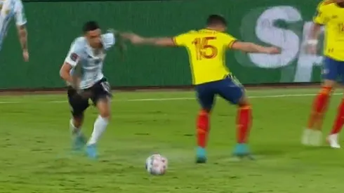 VIDEO | Di María dejó en ridículo a dos colombianos con un lujo espectacular