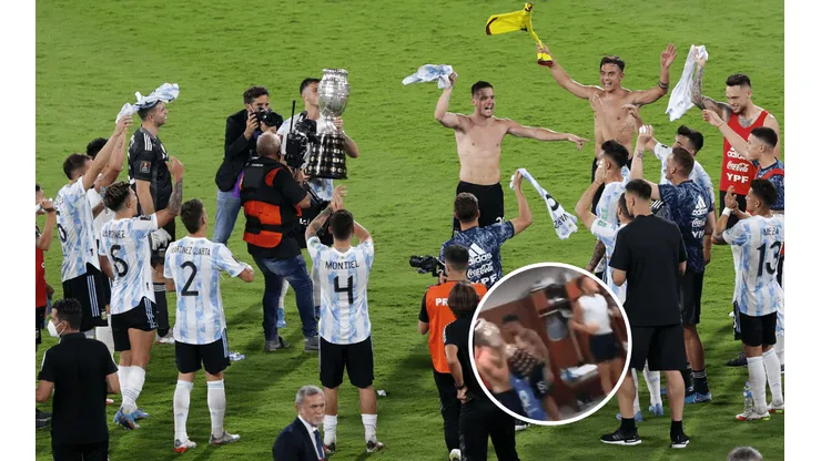 VIDEO | Descontrol total: el hitazo contra Brasil que cantaron los jugadores argentinos en el vestuario