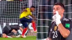 El tenso cruce entre Dibu Martínez y Borja a puro insulto en pleno partido