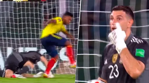 El tenso cruce entre Dibu Martínez y Borja a puro insulto en pleno partido