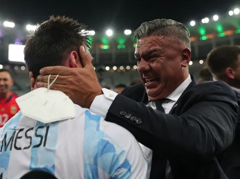 El video viral del Chiqui Tapia abrazando al aire