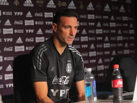 Scaloni no confirmó el equipo y aguarda por la evolución de dos jugadores