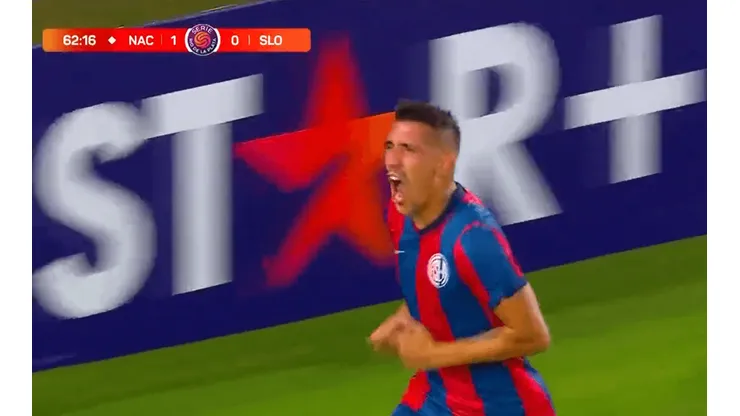 Ricardo Centurión metió su primer gol en San Lorenzo.