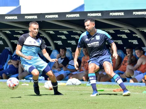 Exhibición de Cardona en el amistoso de Racing: primer gol, caño y show de pases