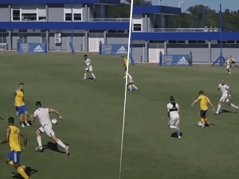 VIDEO | Pared con Benedetto y rabona: la enorme jugada de Barco en el gol de Boca