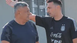 El divertido mensaje de Tapia para Scaloni.