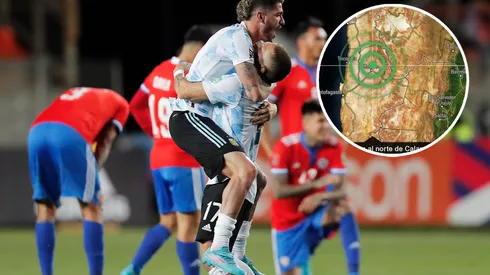 Sismo en Chile tras el triunfo albiceleste.