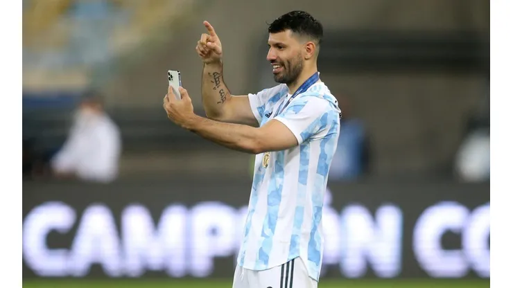 El mensaje del Kun Agüero en el primer partido de Argentina tras su retiro